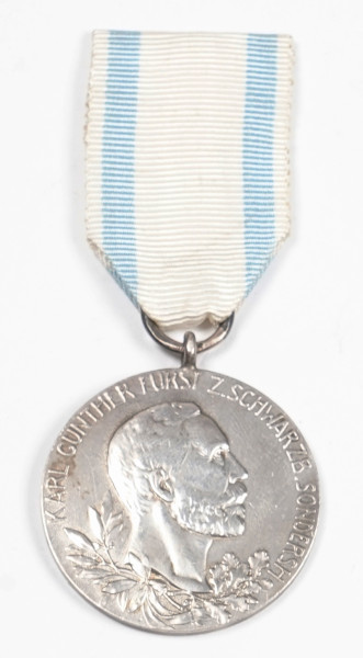 Schwarzburg-Sonderhausen Regierungsjubiläumsmedaille Silber 1905