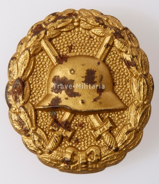Verwundetenabzeichen in Gold 1918 1. Weltkrieg