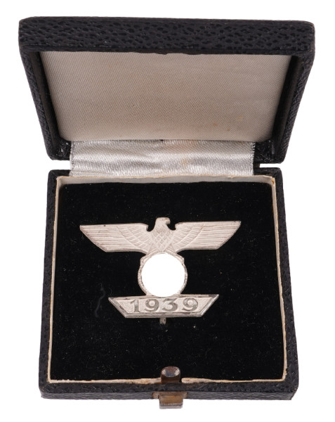 Wiederholungsspange 1939 zum Eisernen Kreuz 1. Klasse 1914 im Etui