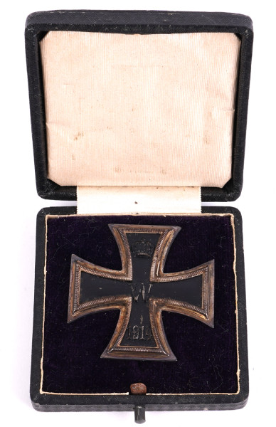 Eisernes Kreuz 1. Klasse 1914 im Etui