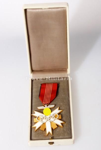 Olympia Ehrenzeichen 1936 2. Klasse im Etui