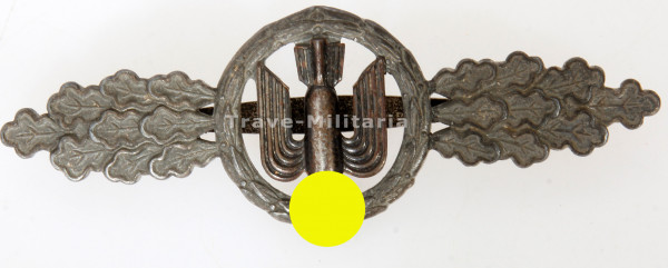 Frontflugspange für Kampfflieger in Silber