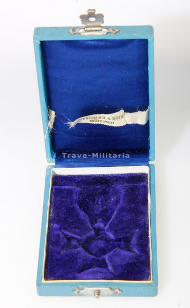 Bayern Etui Militär- Verdienstkreuz 2. Klasse mit der Krone