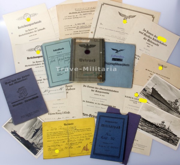 Papiernachlass Rudolf Götz Bordflieger ``Prinz Eugen´´