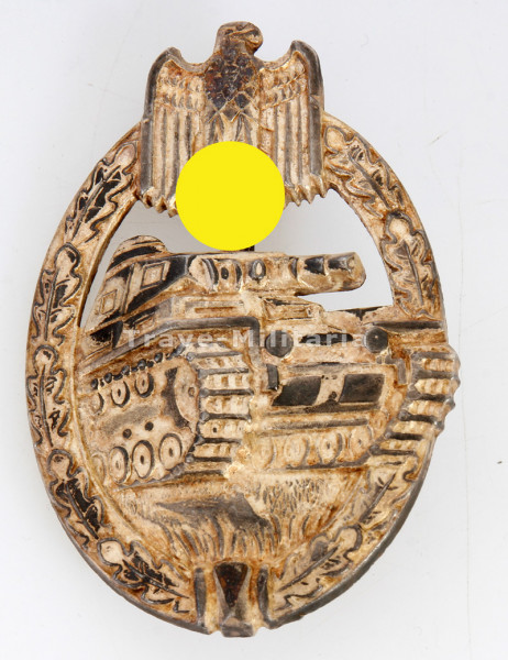 Panzerkampfabzeichen Silber Wurster Buntmetall Massiv