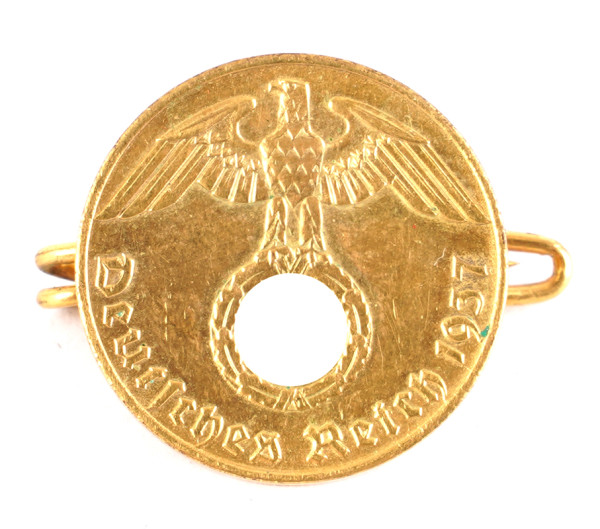 Deutsches Reich 1937 1 Reichspfenning Brosche