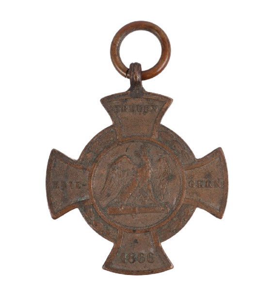 Preußen Erinnerungskreuz Treuen Kriegern 1866