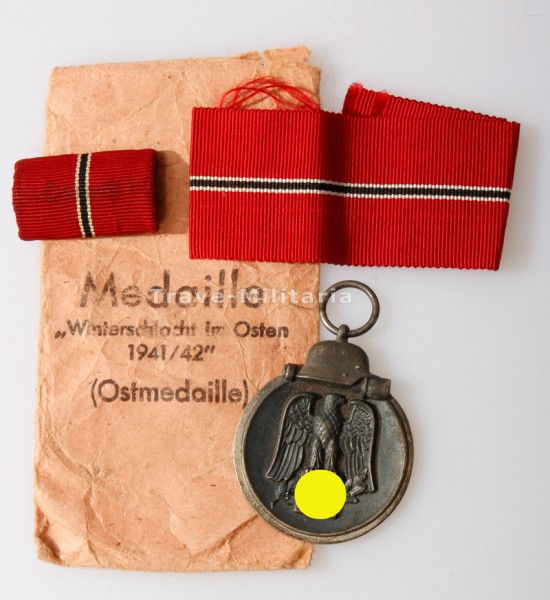 Medaille Winterschlacht im Osten 1941/42 mit Tüte