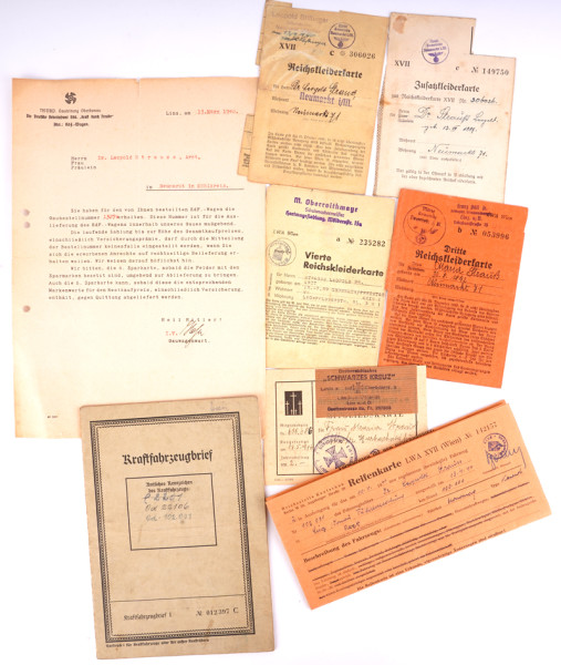 Papiere Dr. Leopold Strauss Linz