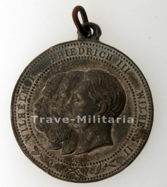 Medaille zur Erinnerung an das Dreikaiserjahr 1888