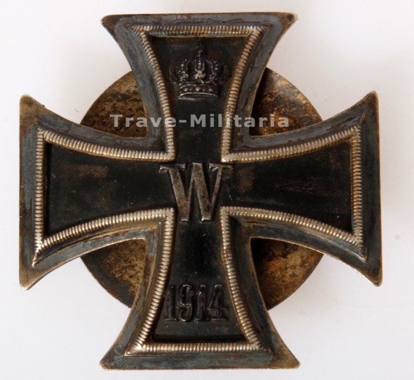 Eisernes Kreuz 1. Klasse 1914 an Schraubscheibe