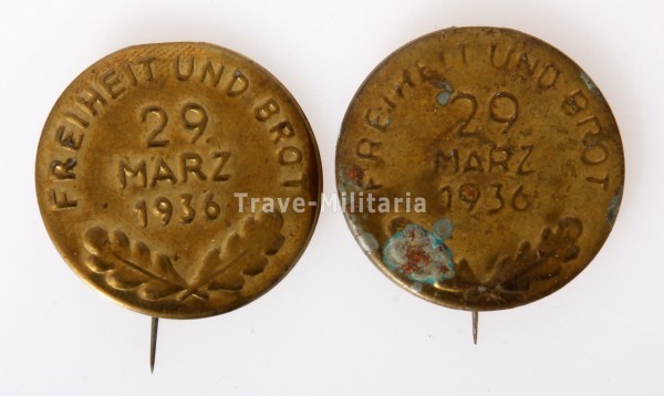 NSDAP 2x Freiheit und Brot 29. März 1936