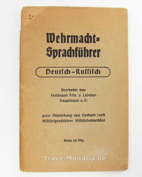 Wehrmacht-Sprachführer Deutsch-Russisch
