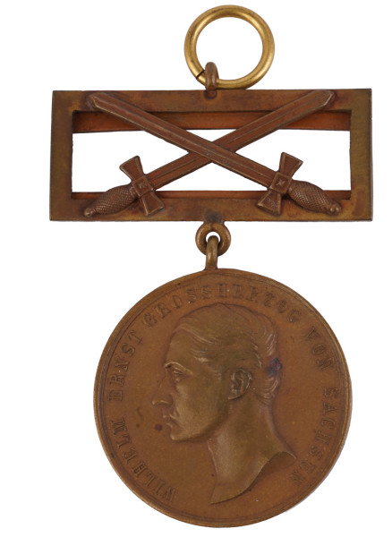 Sachsen-Weimar-Eisenach Allgemeines Ehrenzeichen in Bronze Dem Verdienste 1914 mit Schwerterspange