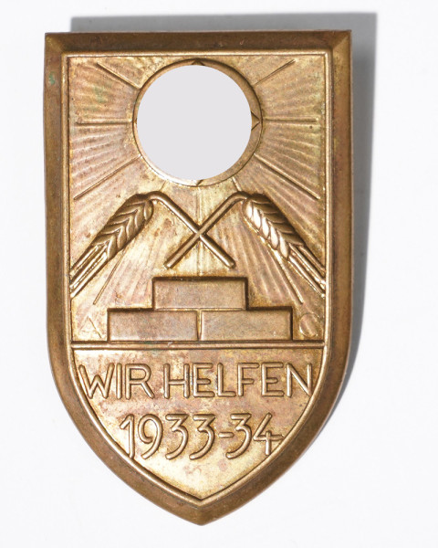 NSDAP Wir helfen 1933-34 Veranstaltungsabzeichen