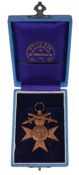 Bayern Militärverdienstkreuz 2. Klasse mit Schwertern im Etui