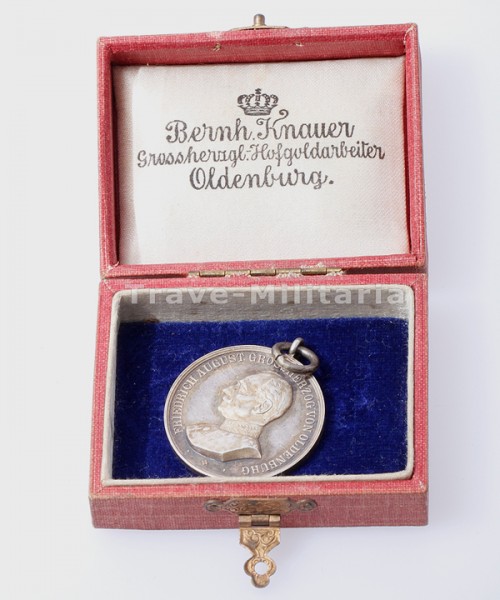 Oldenburg Medaille für Treue in der Arbeit mit Etui