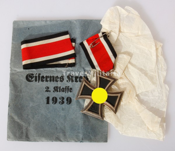 Eisernes Kreuz 2. Klasse 1939 mit Verleihungstüte