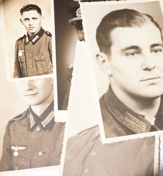 5 Portraitfotos Soldaten des Heeres