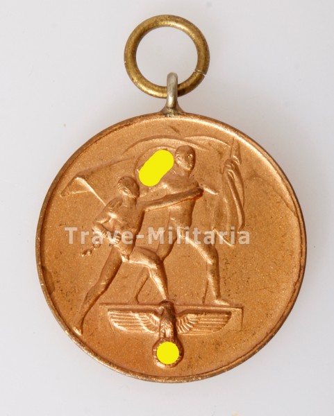 Medaille zur Erinnerung an die Heimkehr des Memellandes