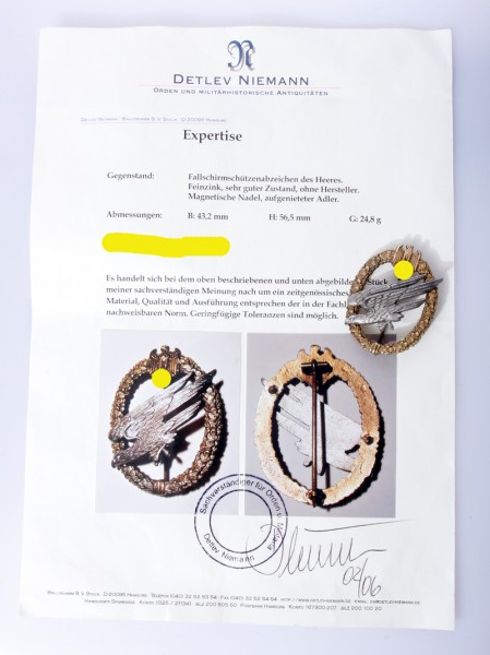 Fallschirmschützenabzeichen des Heeres