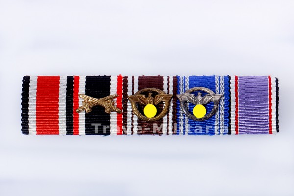 5er Feldspange mit NSDAP Bronze und Silber