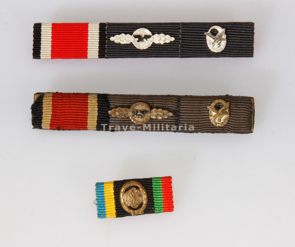 2x 1957er Bandspange Fliegerschütze