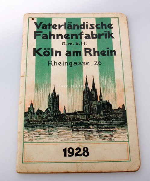 Katalog 1928 Vaterländische Fahnenfabrik GmbH Köln am Rhein