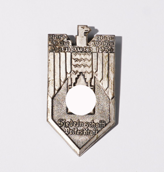 Nordische Bauwochen Hamburg 1934 Veranstaltungsabzeichen