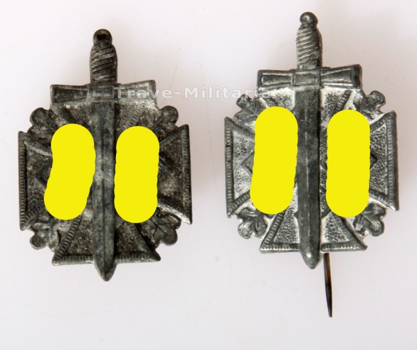 2x Abzeichen Tag der Wehrmacht 1942
