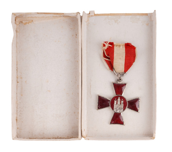 Hamburg Hanseatenkreuz 1914 im Etui