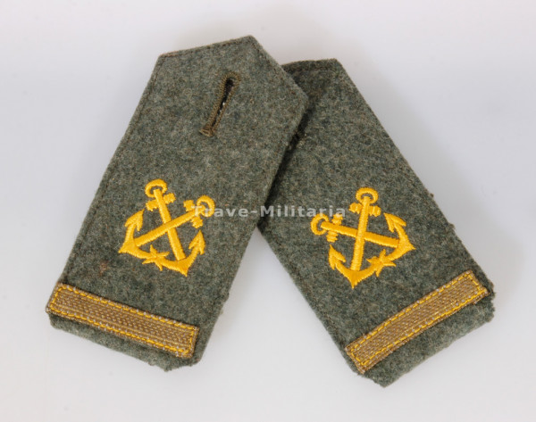 Kriegsmarine Paar Schulterklappen Marineartillerie Unteroffiziersanwärter