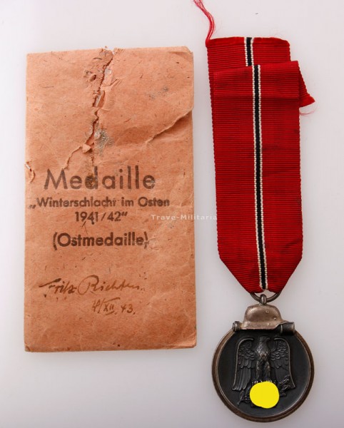 Medaille Winterschlacht im Osten mit Tüte