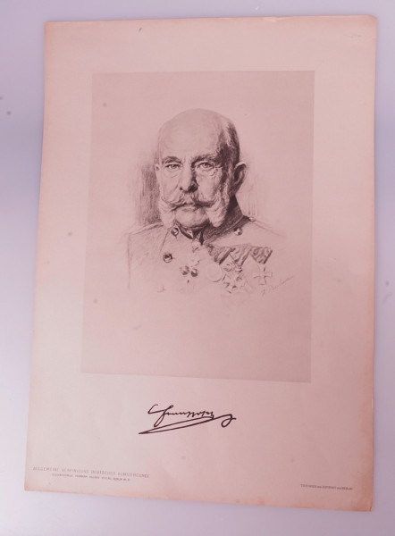 Druck Kaiser Franz Joseph von Österreich
