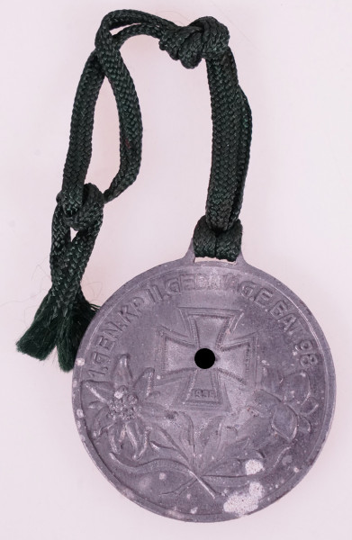 1. Gen. Kp. II. Geb. Jäg, E. Bat. 98 Kriegsweihnacht 1942 Medaille
