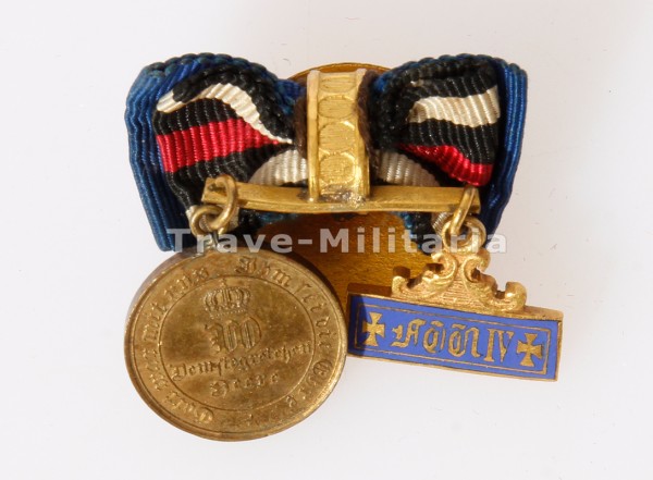 Miniatur Knopflochdeko KDM 1870/ 71 und DA
