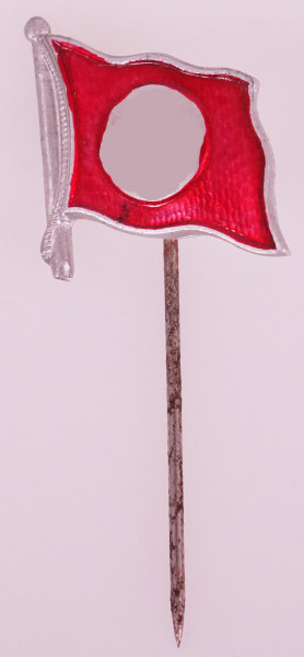 Patriotischer Anstecker "Hakenkreuzfahne"