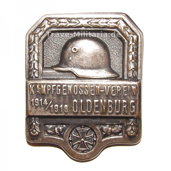 Kriegervereinsabzeichen "Kampfgenossen-Verein Oldenburg 1914/1918"