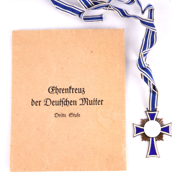 Ehrenkreuz der Deutschen Mutter in Bronze in Tüte
