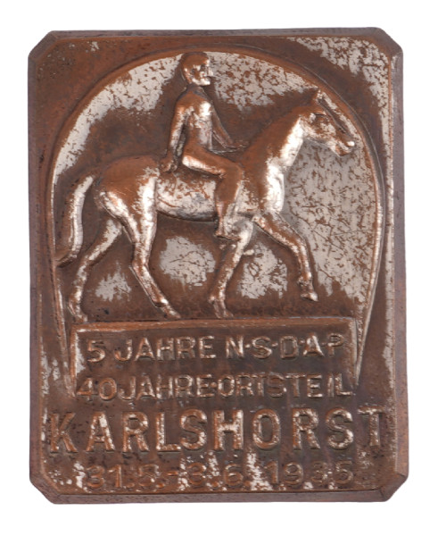 5 Jahre NSDAP 40 Jahre Ortsteil Karlhorst 1935 Veranstaltungsabzeichen
