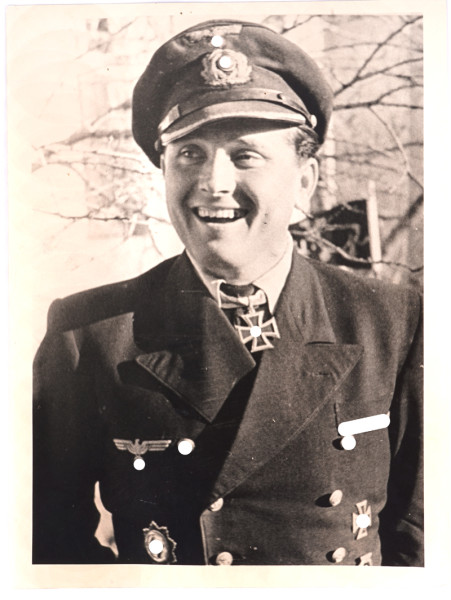 Portraitfoto RItterkreuzträger Helmut Klassmann 3.Räumbootsflottille