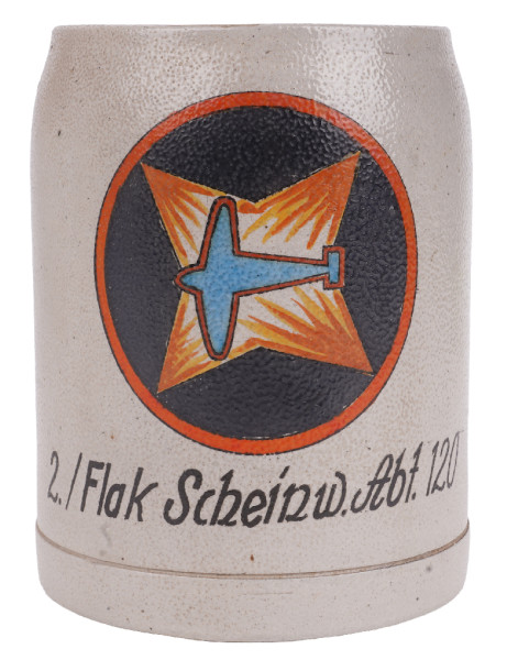 Bierkrug 2./Flak Scheinw. Abt. 120
