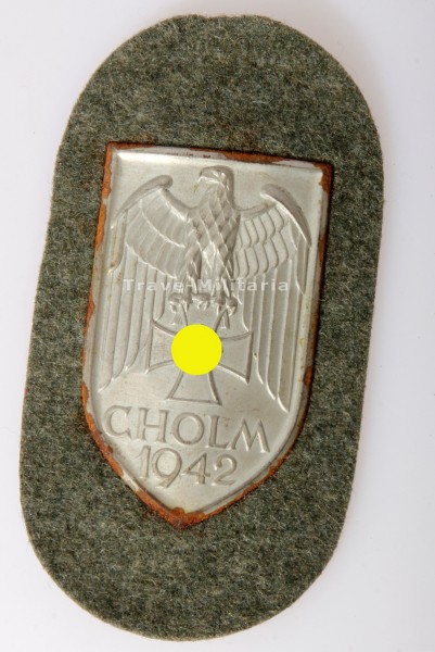 Cholmschild auf Heeresstoff