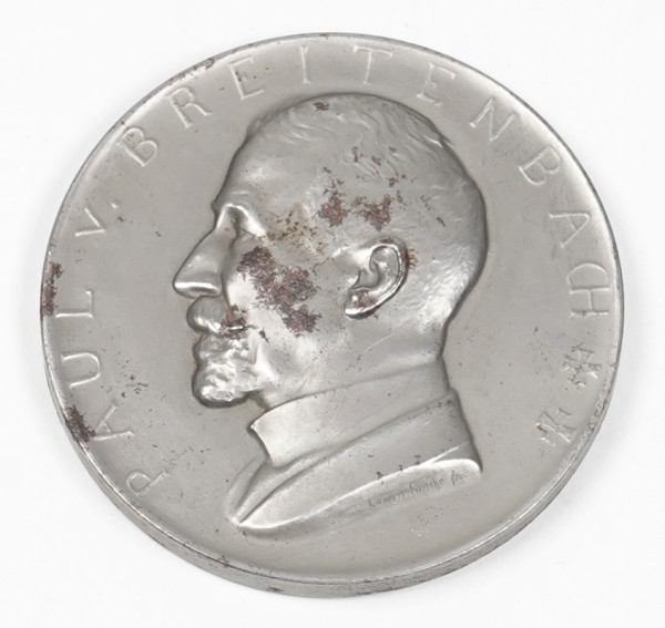 Paul von Breitenbach Medaille 1914, große Ausführung