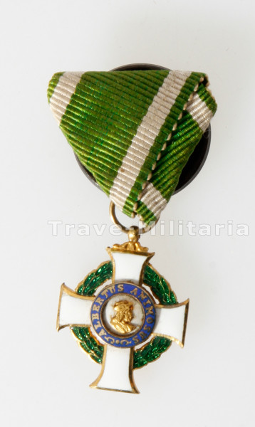 Sachsen Miniatur Albrechtsorden Ritterkreuz 1. Klasse