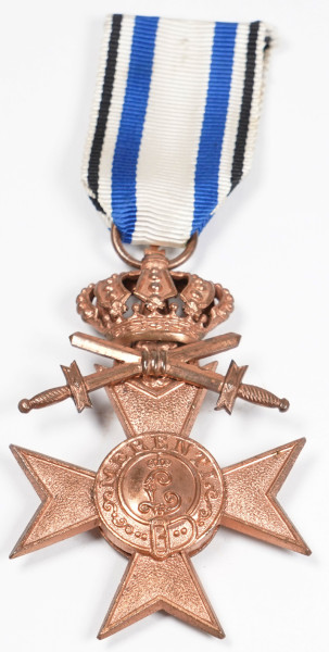 Bayern Militärverdienstmedaille 3.Klasse mit Krone u. Schwertern