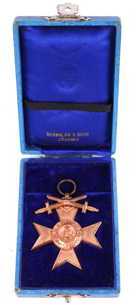 Bayern Militärverdienstkreuz 3. Klasse mit Schwertern im Etui