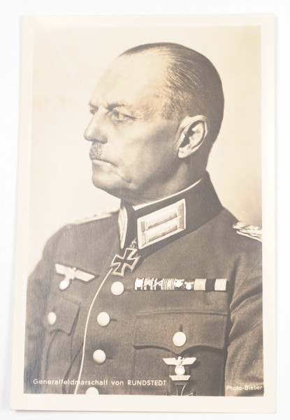 Postkartenfoto Generalfeldmarschall von Rundstedt