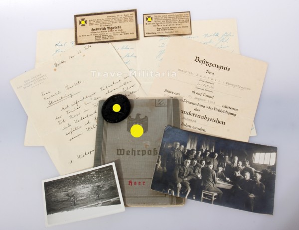 Nachlass Bartels Infanterie - Regiment 16