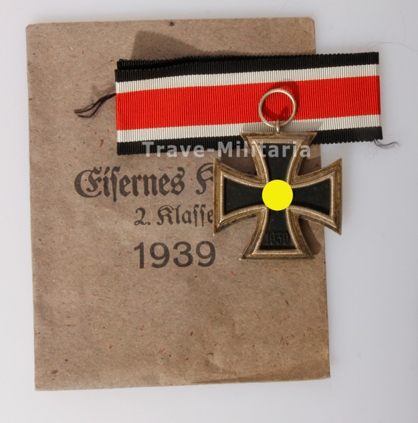 Eisernes Kreuz 2. Klasse 1939 mit Verleihungstüte Deschler